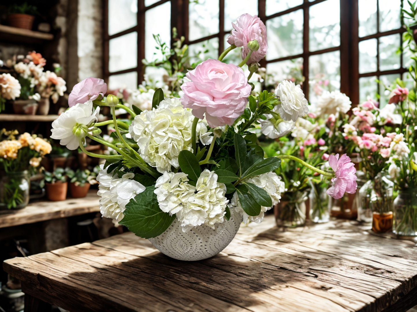 Small Hydrangea Arrangement